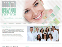 Tablet Screenshot of odontospaco.com.br